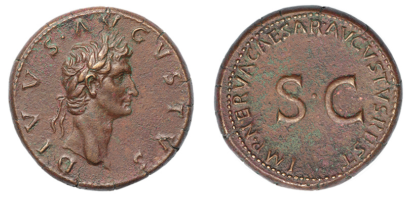 Divus Augustus restitution under Nerva, 96-98 