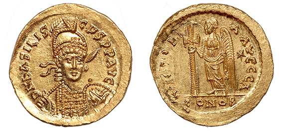 Basiliscus, 475-476 A.D. ex: Bank Leu