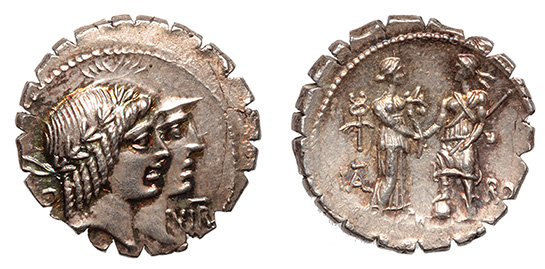 Q. Fufius  Calenus, and Mucius Cordus, 70 B.C.