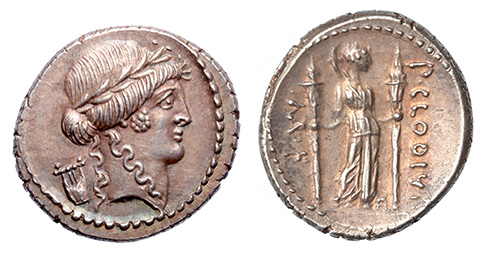P. Clodius Turrinus, 42 B.C.