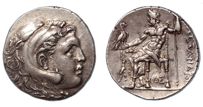 Macedonian Kings, Alexander III, 336-323 B.C.