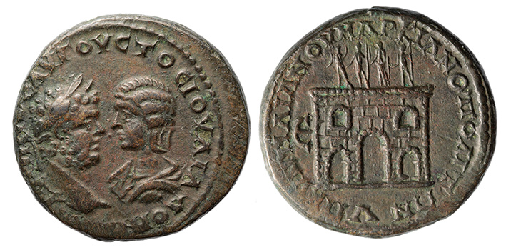 Moesia, Marcianopolis, Caracalla and Julia Domna