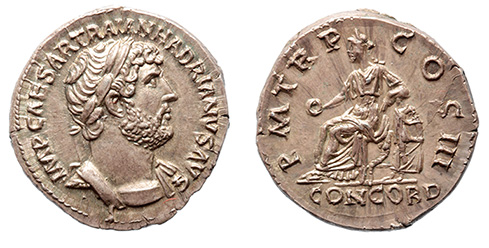 Hadrian, 117-138 A.D.