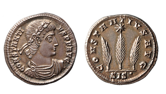 Consantius II, 337-361 A.D.  ex: Sotheby, 1924