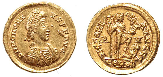 Honorius, 393-423 A.D. Ex: Sternberg