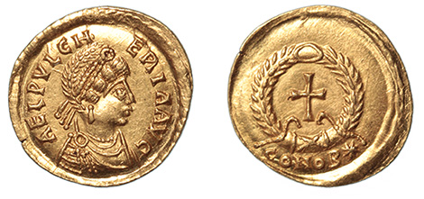 Aelia Pulcheria, sister of Theodosius II, 414-453 