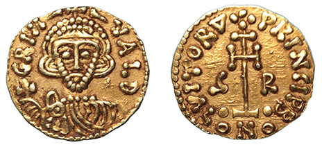 Italy, Lombards, Grimoald III, 788-806 A.D.