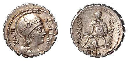 Mn. Aquilius, 71 B.C. 